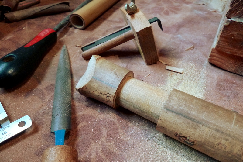 Shakuhachi making tricks... Atelier Chikudo